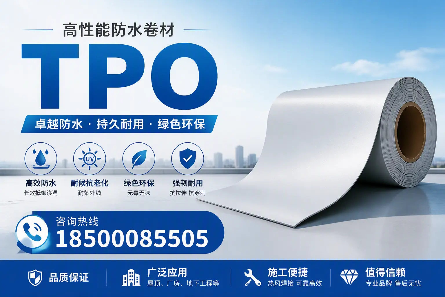 TPO材料的环保特性及其在威海的应用